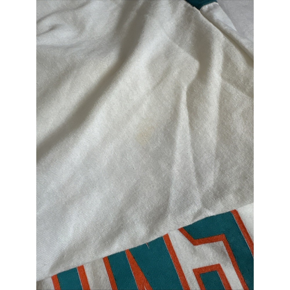 Vintage Miami Dolphins Nutmeg Mills Oversized Shirt Men's Large 1994 - Picture 13 of 14